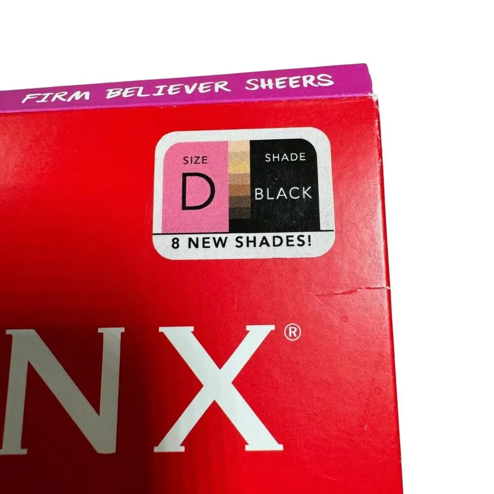 SPANX Sheers Pantyhose Women's D 20 Denier Black Firm Believer Full Length NWT